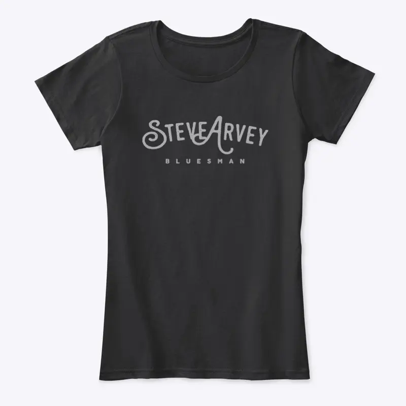 Steve Arvey Bluesman Gray Logo